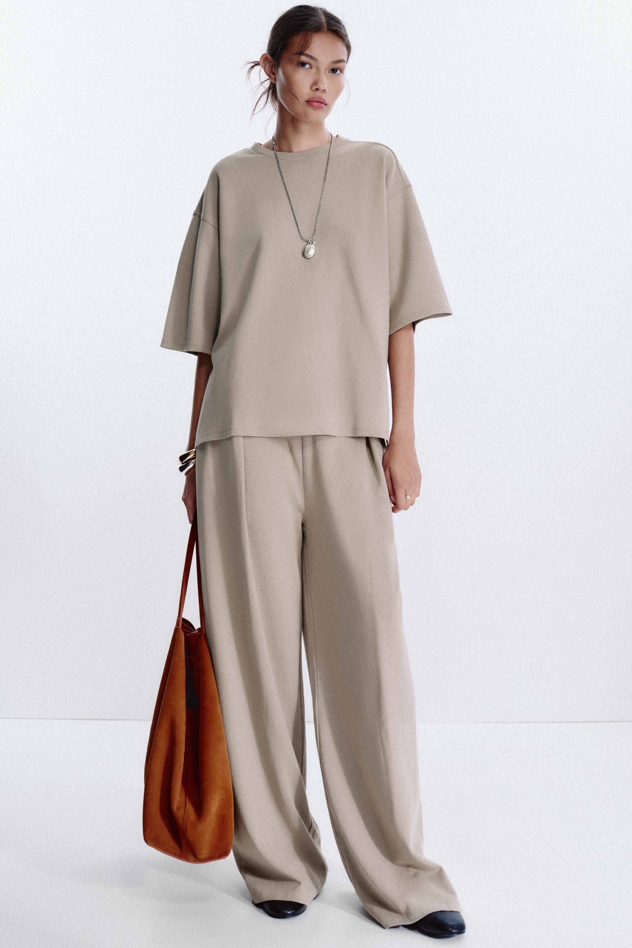 レディースベージュパンツ | ZARA 日本