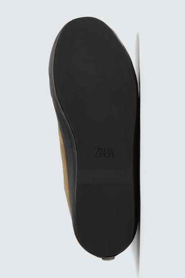 BASKETS BOTTINES EN CUIR - Marron camel de Zara - Image 6