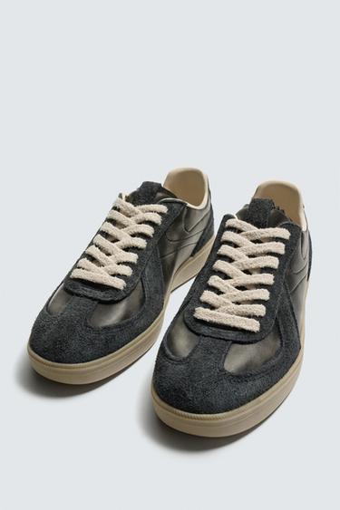 RETRO STYLE TRAINERS - Black by Zara - Image 4