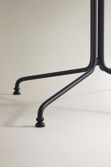 FORGED METAL TABLE - Black by Zara - Image 3