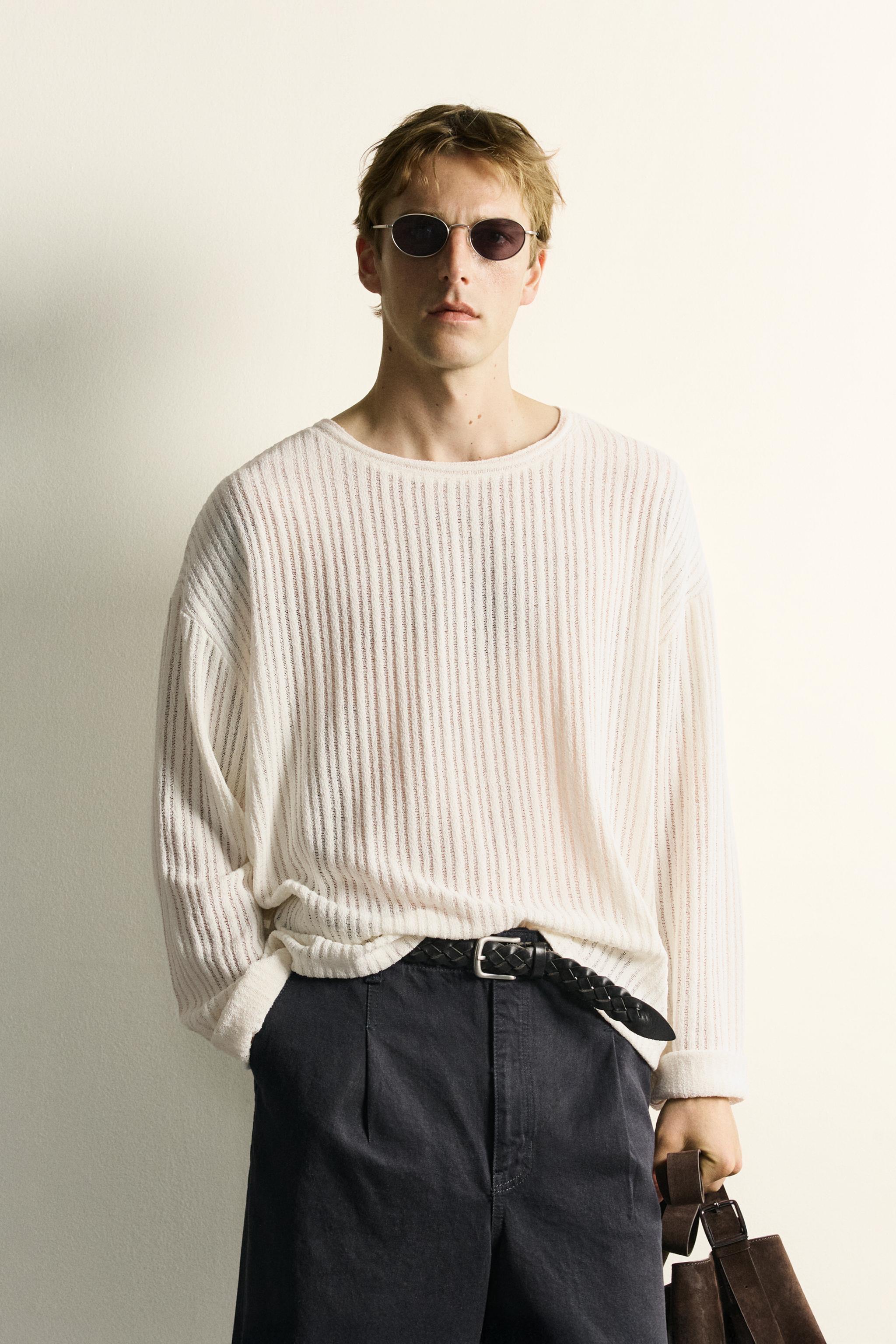 TEXTURED RELAXED FIT T-SHIRT