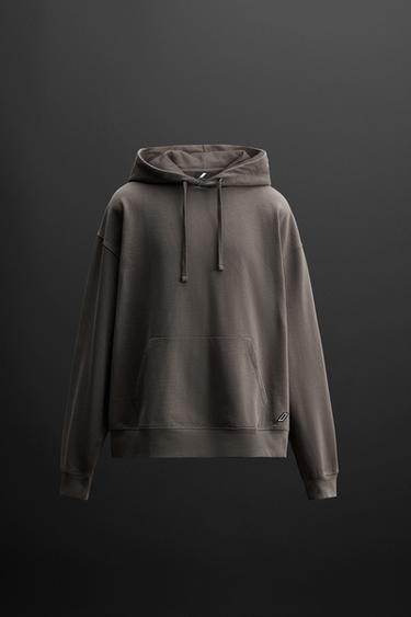 HOODIE - Anthracite grey by Zara