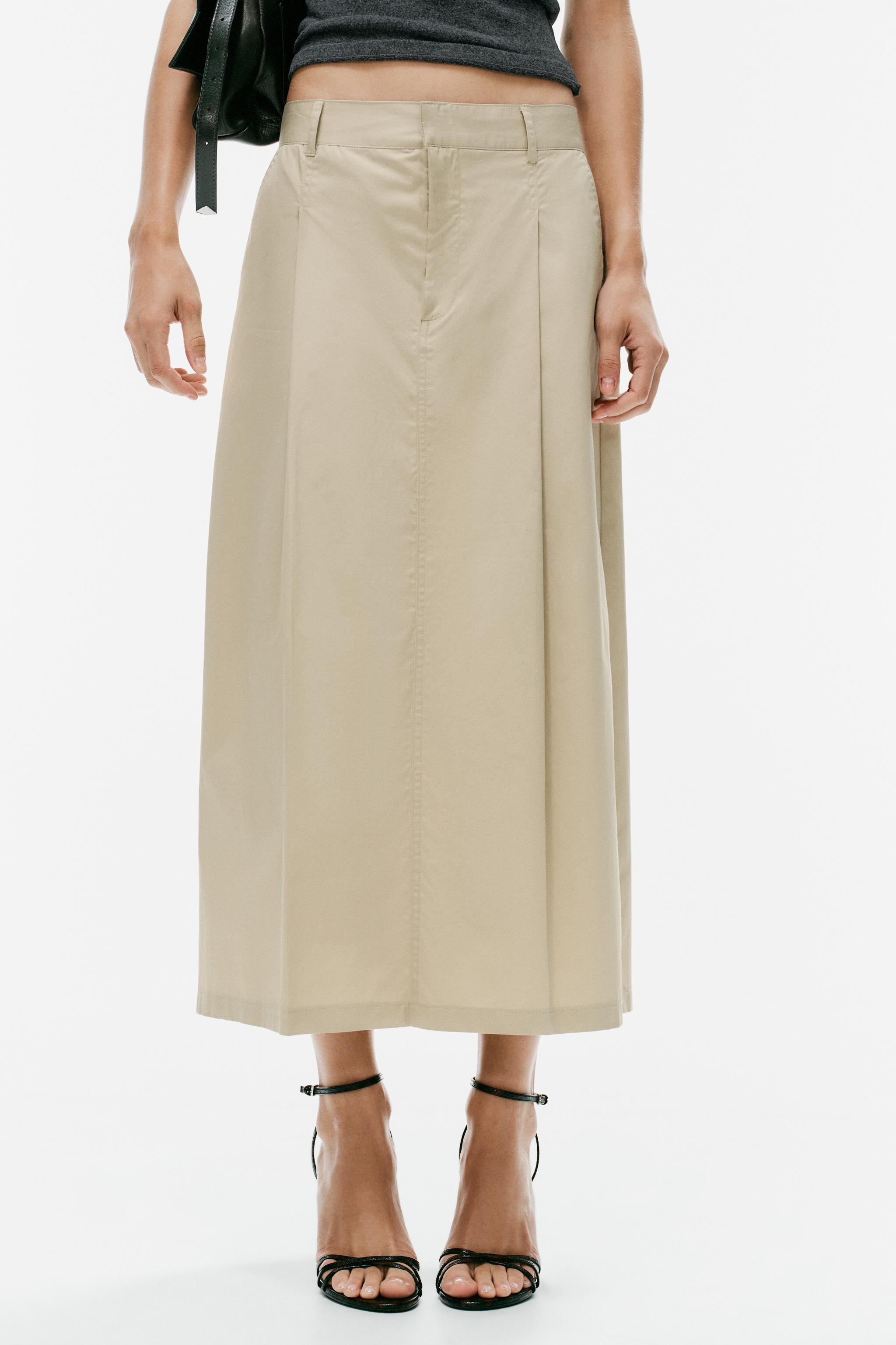 Zara Pilili Midi Etek görsel 3