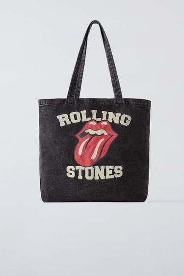 Zara ROLLING STONES ® TOTE BAG - Black - Image 0