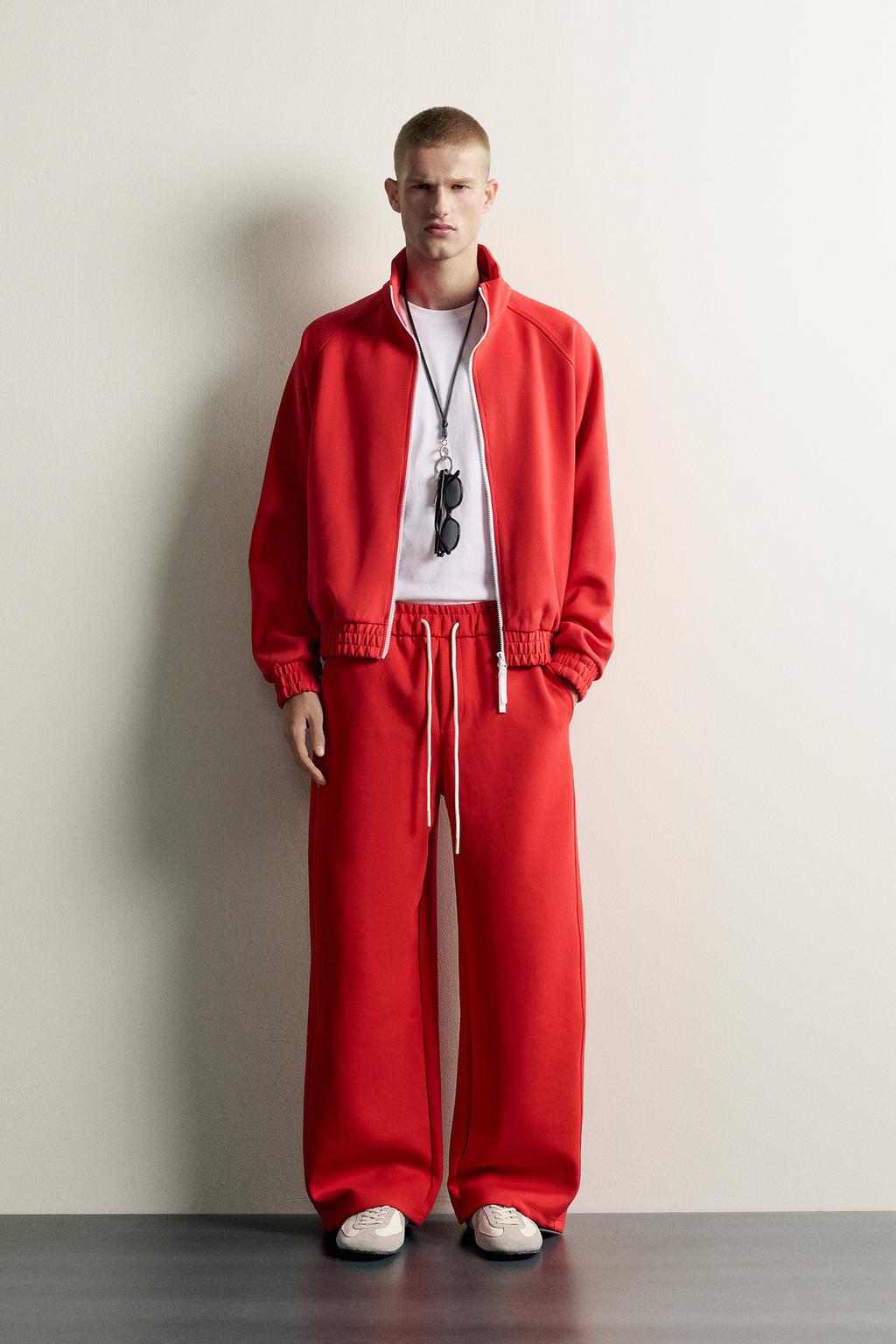 RELAXED FIT TRACKSUIT TROUSERS