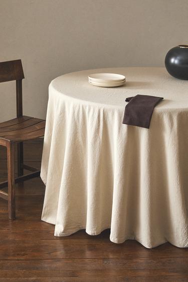 NAPPE FIL TEINT UNI - Gris taupe de Zara