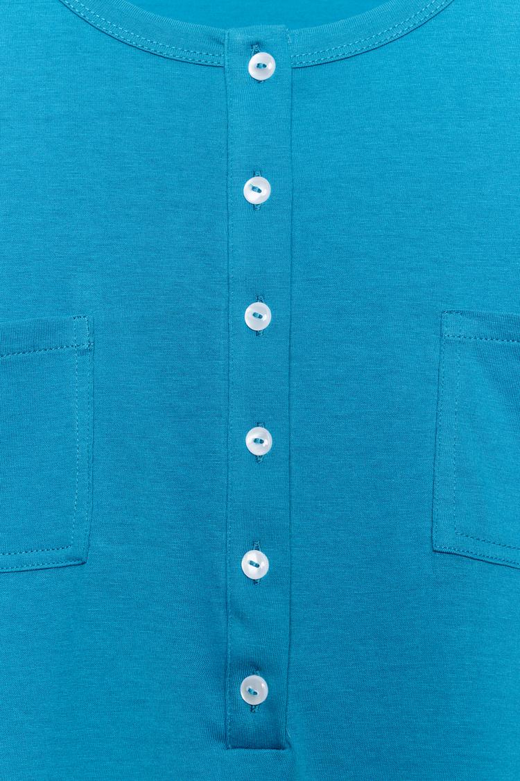 Camiseta henley con bolsillos 7