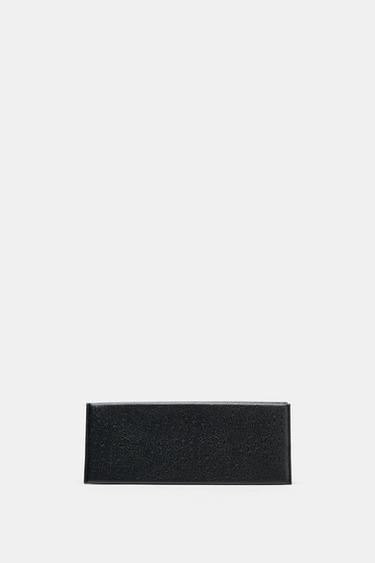 كلتش ممدود بنقشة بارزة - أسود الخاص بـ Zara - صورة 0