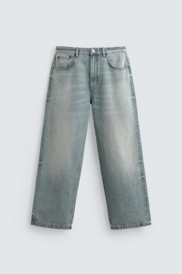 BAGGY FIT JEANS - Aquamarine by Zara