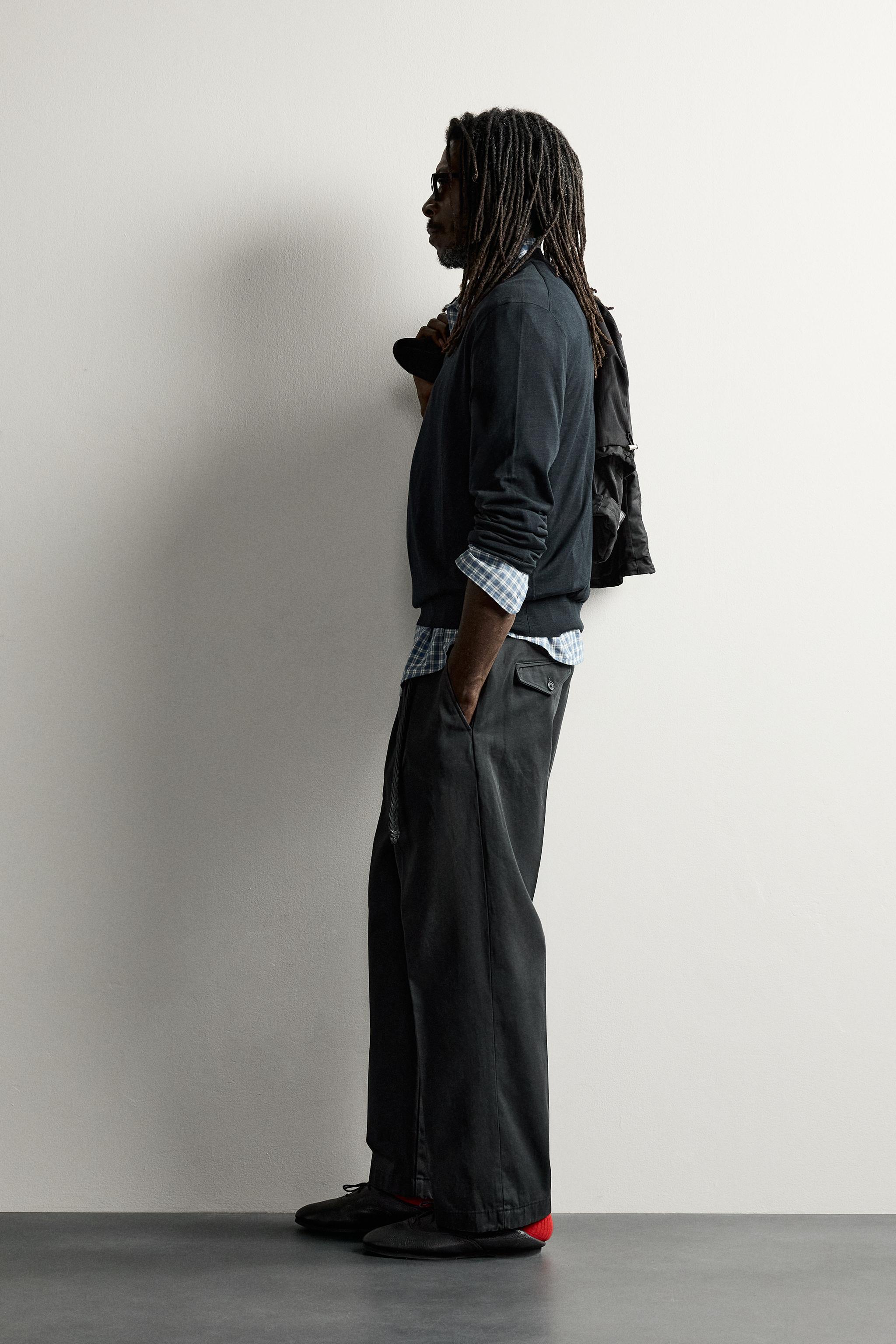 AARON LEVINE X ZARA PLEATED CHINOS