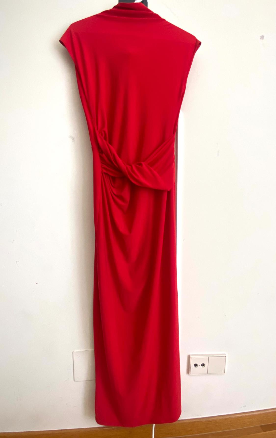 FLOWING DRESS WITH BACK KNOT - Image 7