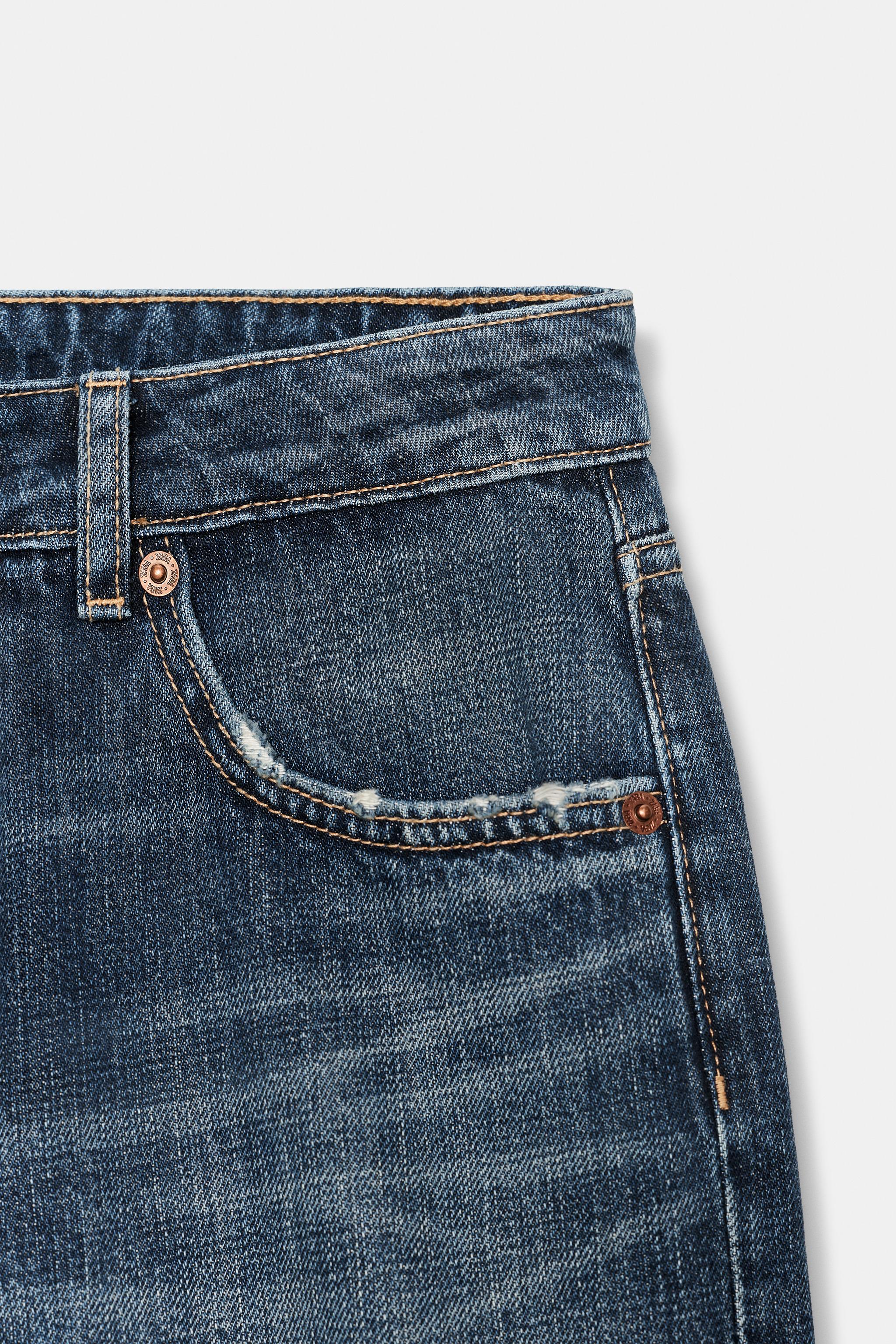 JEAN TRF WIDE LEG TAILLE BASSE