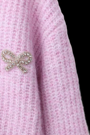 CHAQUETA PUNTO LAZO BRILLO - Rosa de Zara