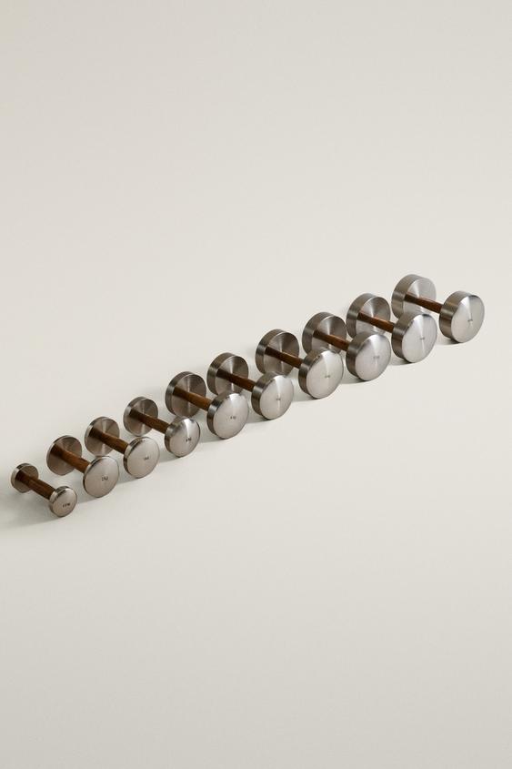 OAK WOOD AND STEEL DUMBBELL - P by Zara - Image 0