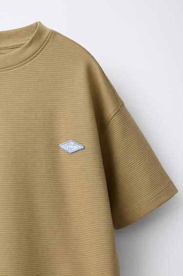OTTOMAN PATCH T-SHIRT - Tobacco by Zara - Image 2