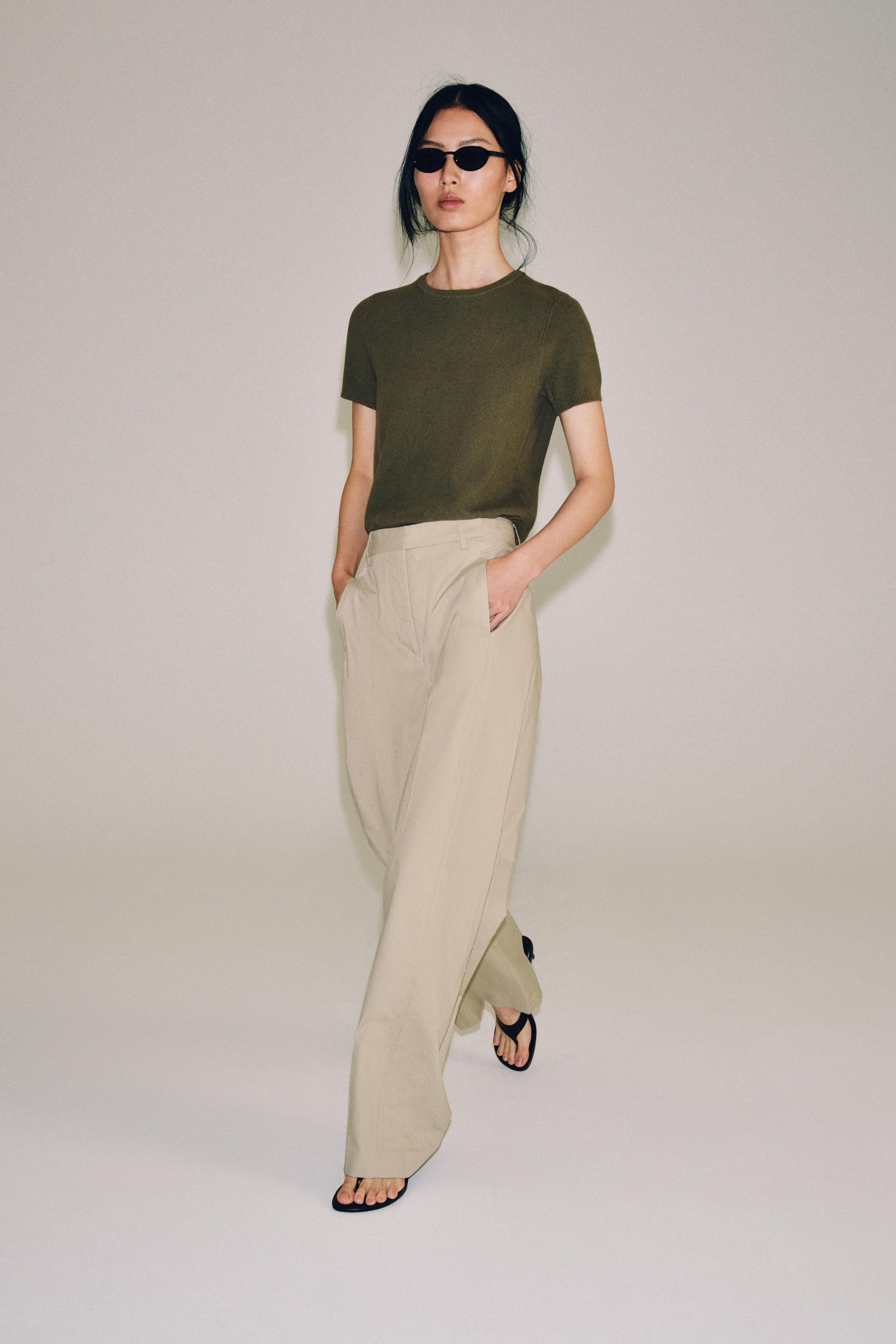 ZW COLLECTION POPLIN PANTS