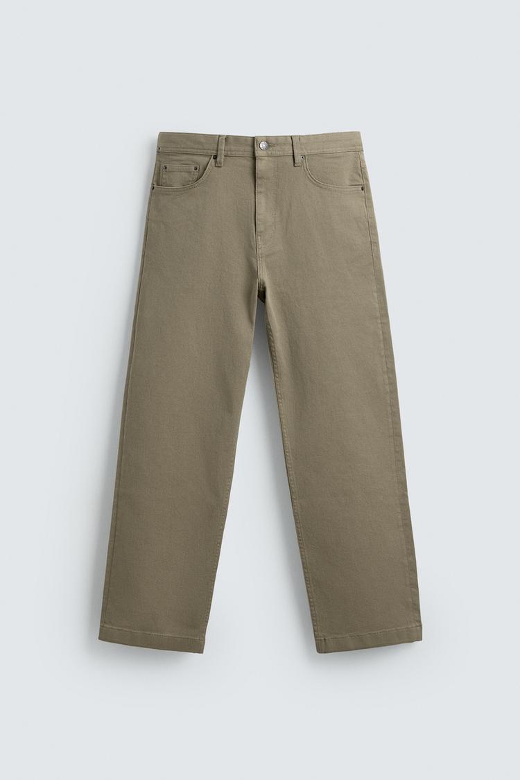 ZARA STRAIGHT-LEG TROUSERS