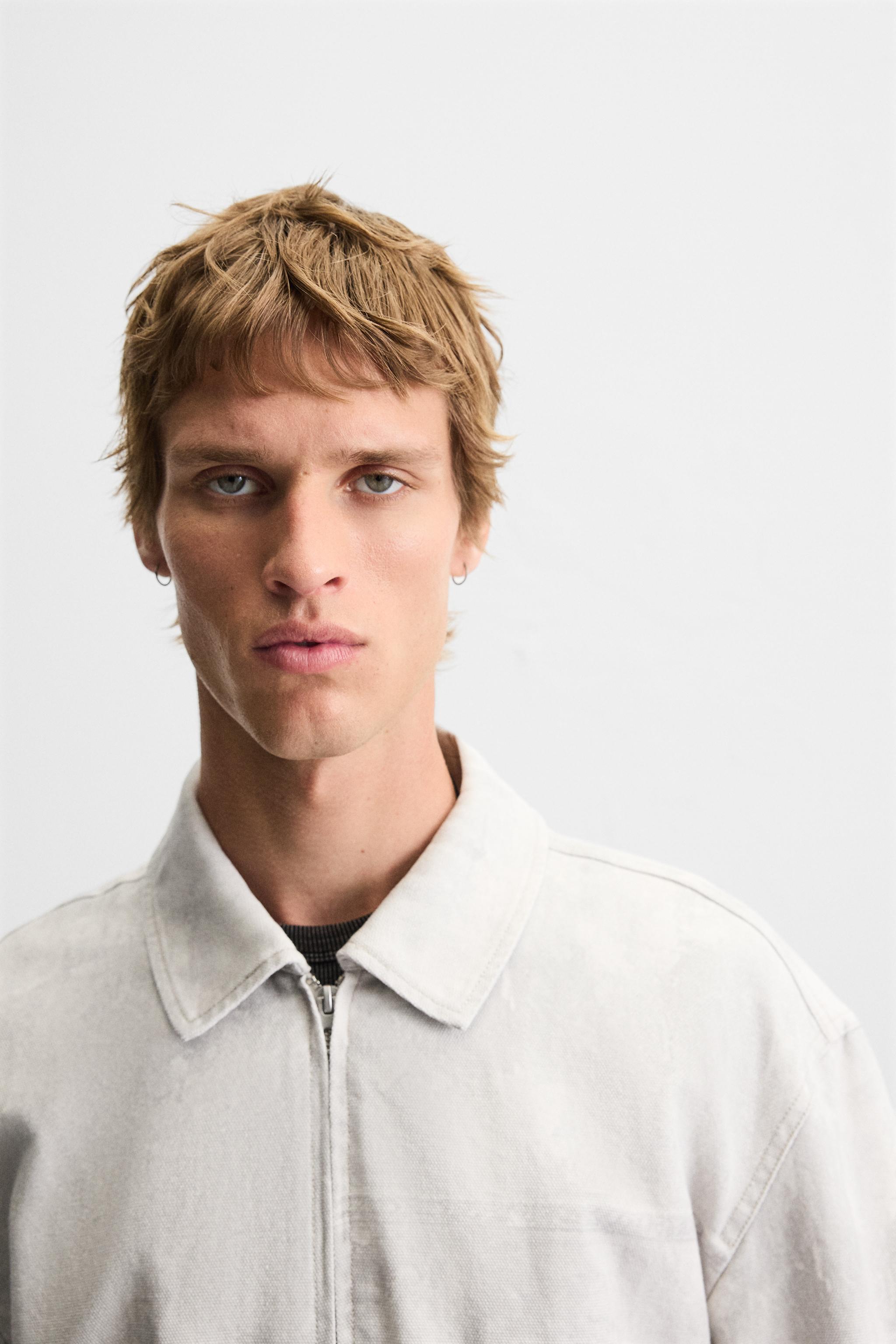 ABSTRACT PRINT JACKET - Ice | ZARA United States