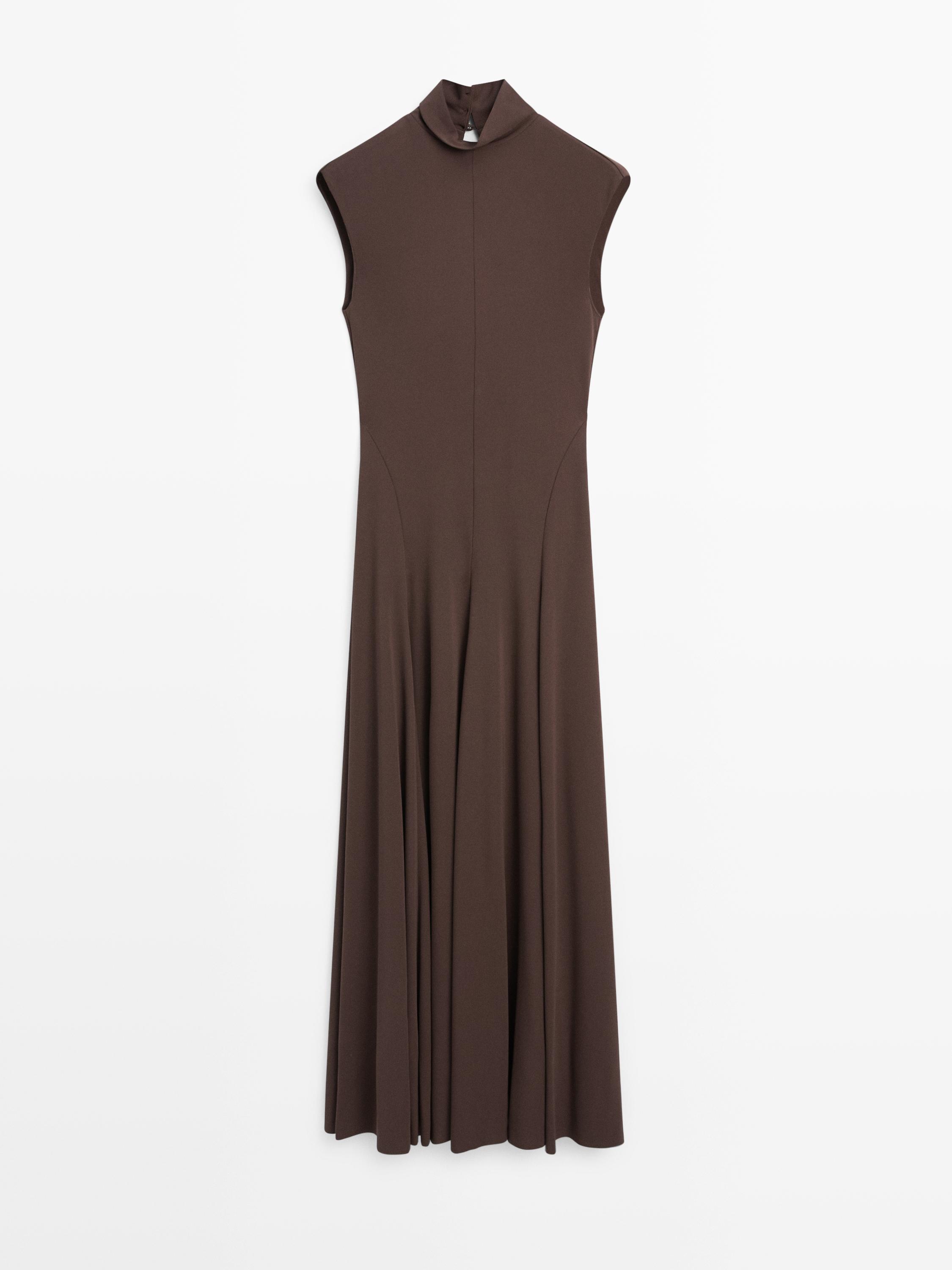 Long high neck dress - STUDIO