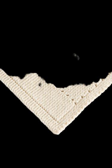 MANTA BEBÉ ALGODÓN CALADO - Crudo de Zara