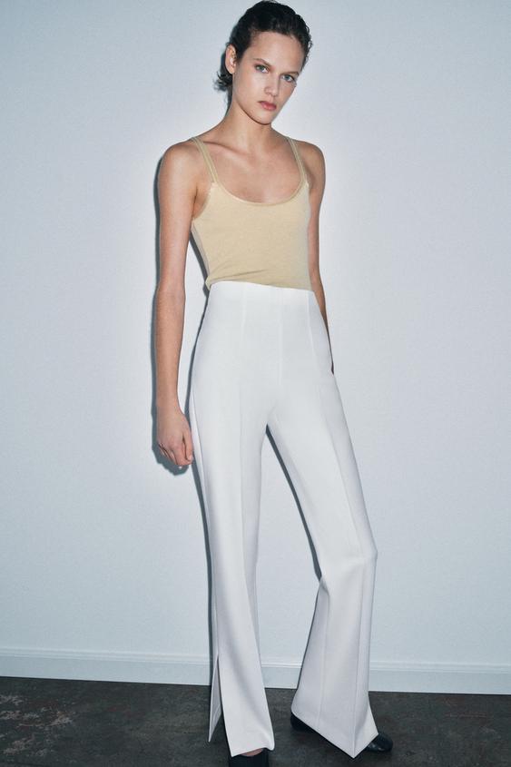ZW COLLECTION FLARE PANTS WITH VENTS