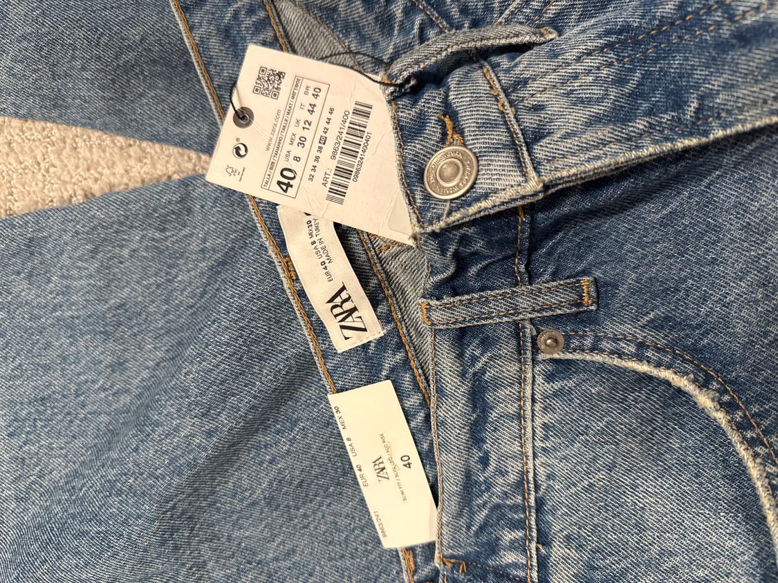RELAXED SLIM MID WAIST JEANS ZW COLLECTION - Image 3