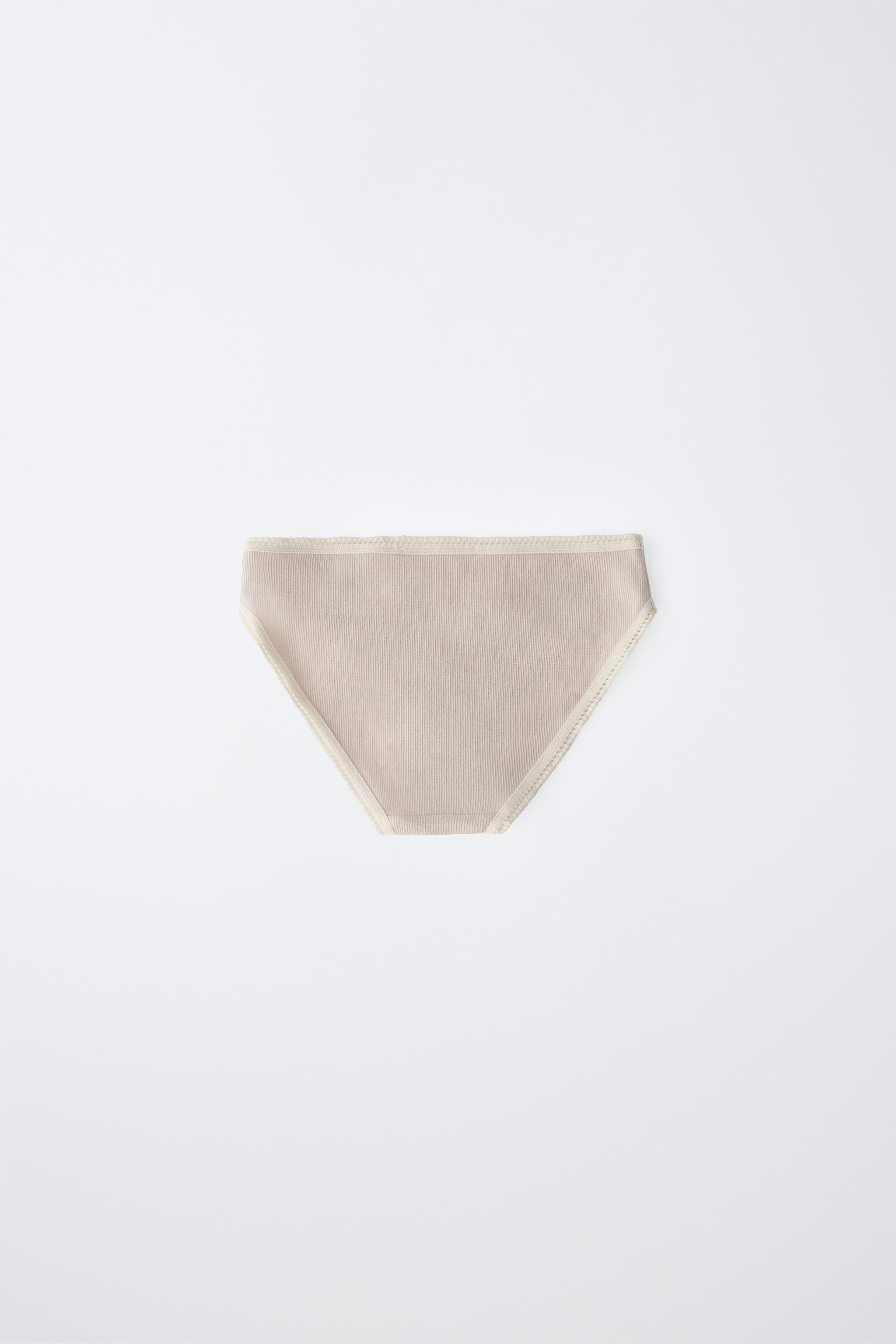 6-14 ANS / LOT DE SIX CULOTTES RAYÉES ET CÔTELÉES
