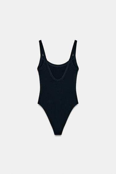 BODY TIRANTES ALGODÓN - Marino de Zara