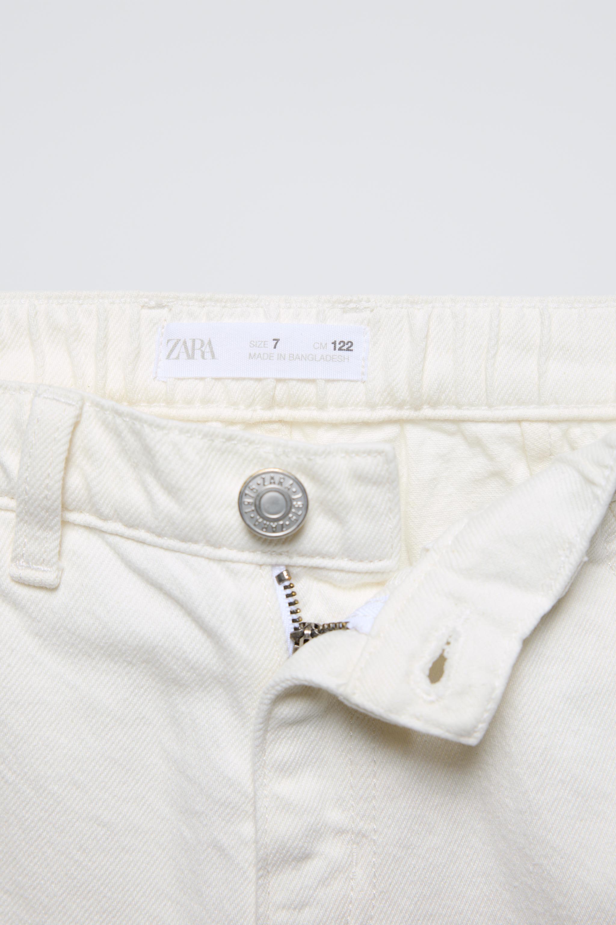 Slouchy blanco fashion zara