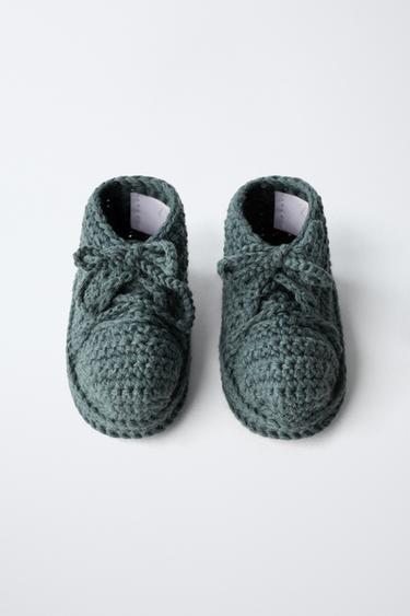 BOOTIES WITH BOW - Blue by Zara - Image 5