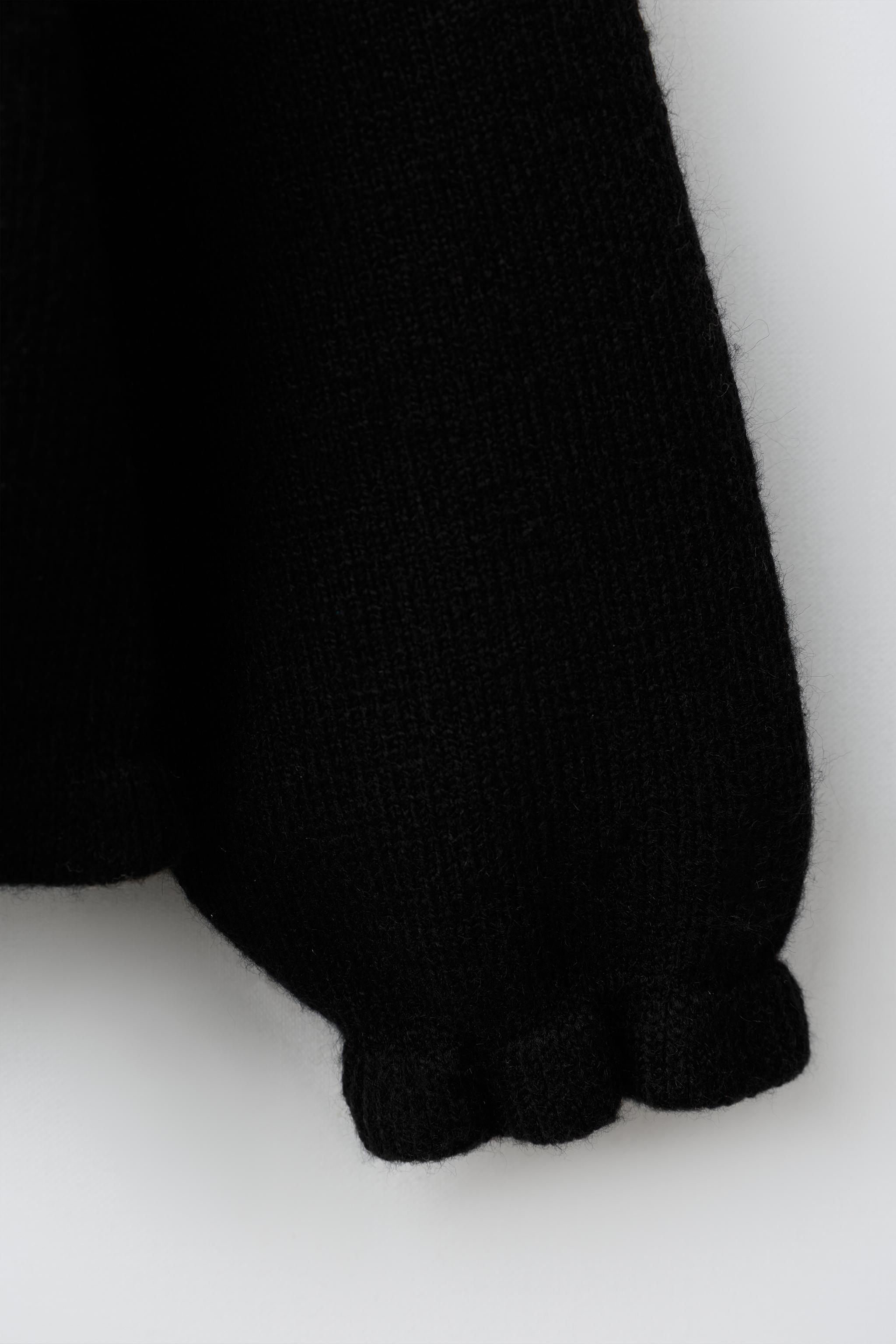 Детские кардиганы Zara RUFFLED KNIT CARDIGAN — фото 4