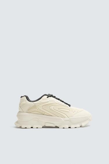 CHUNKY TRAINERS - Bone White by Zara