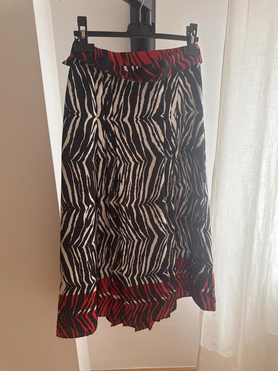 ANIMAL PRINT PLEATED SKIRT - Image 2