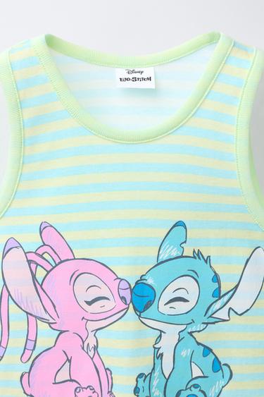 6-14 YEARS/ LILO & STITCH © DISNEY STRIPED PYJAMAS - Turquoise by Zara - Image 5