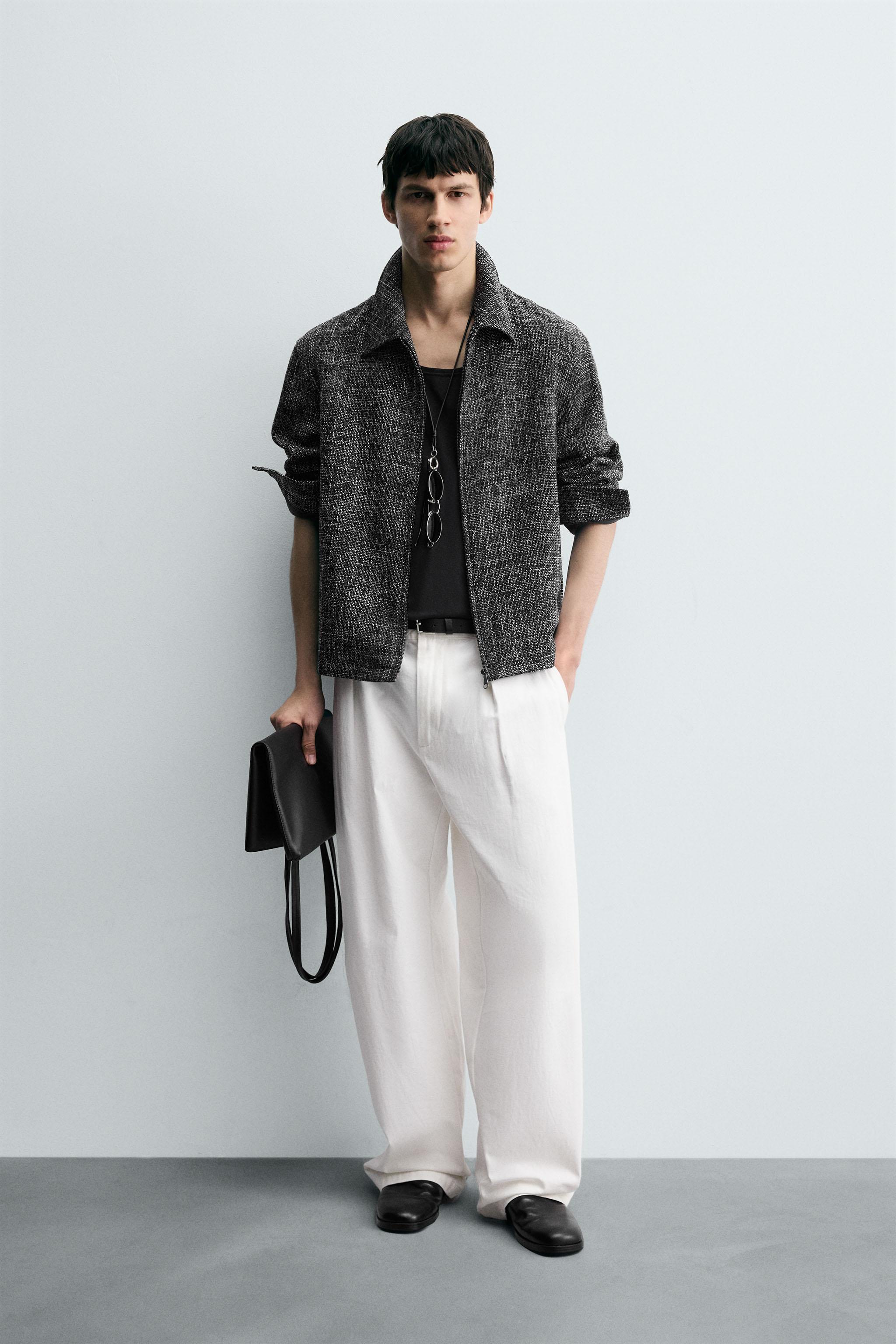 テクスチャーシャツジャケット テクスチャーシャツジャケット - ベージュブラウン | ZARA Japan