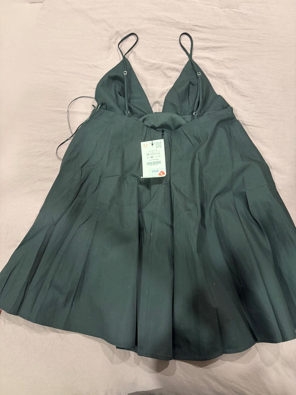 SHORT DRESS WITH STRAPS - Image 2
