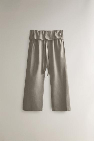 PANTALON LONG YOGA LIN - Gris de Zara - Image 0