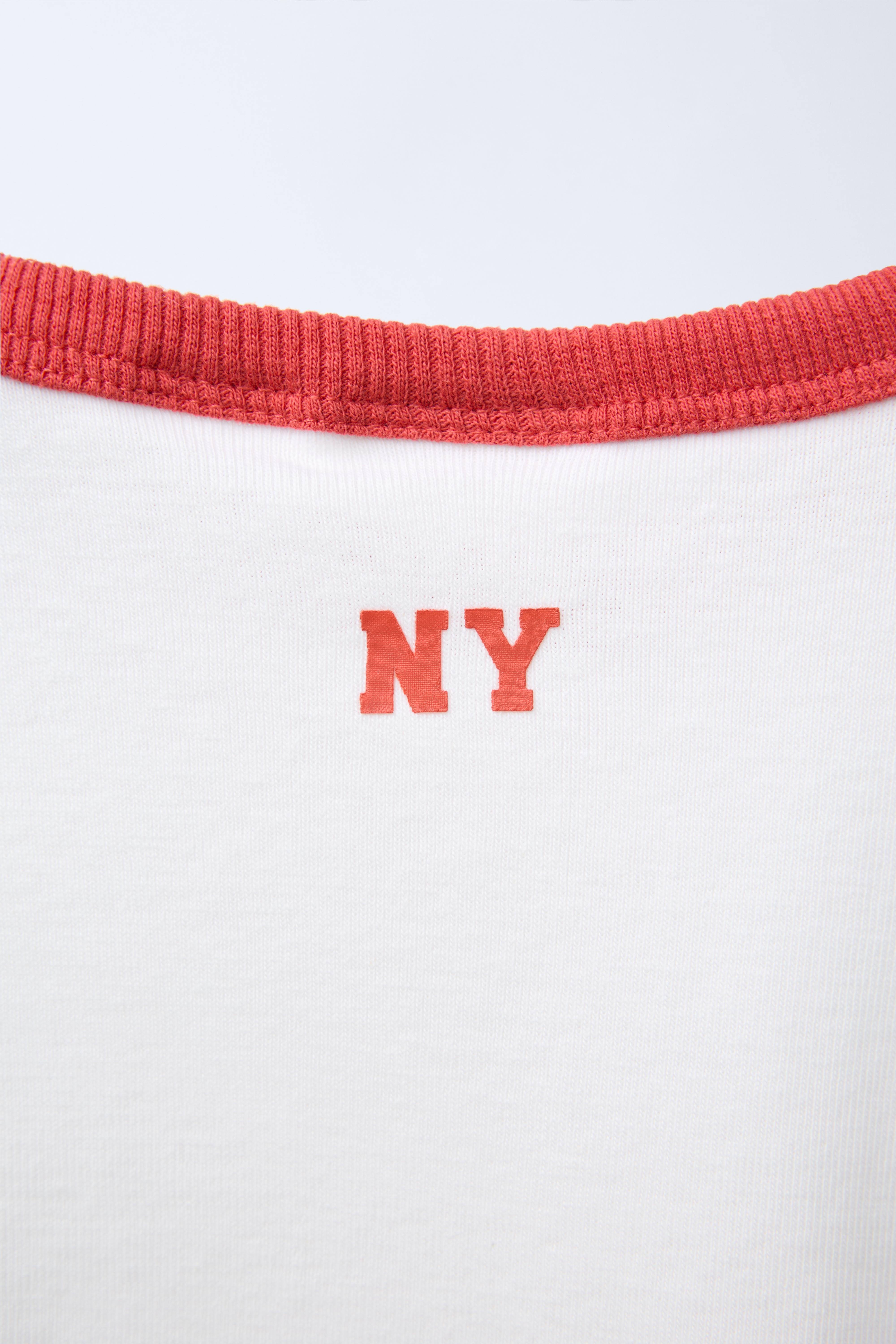 コントラストトリムTシャツ - ターコイズブルー | ZARA Japan / 日本