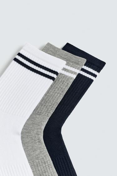 STRIPED SOCKS 3-PACK - various by Zara - Image 2