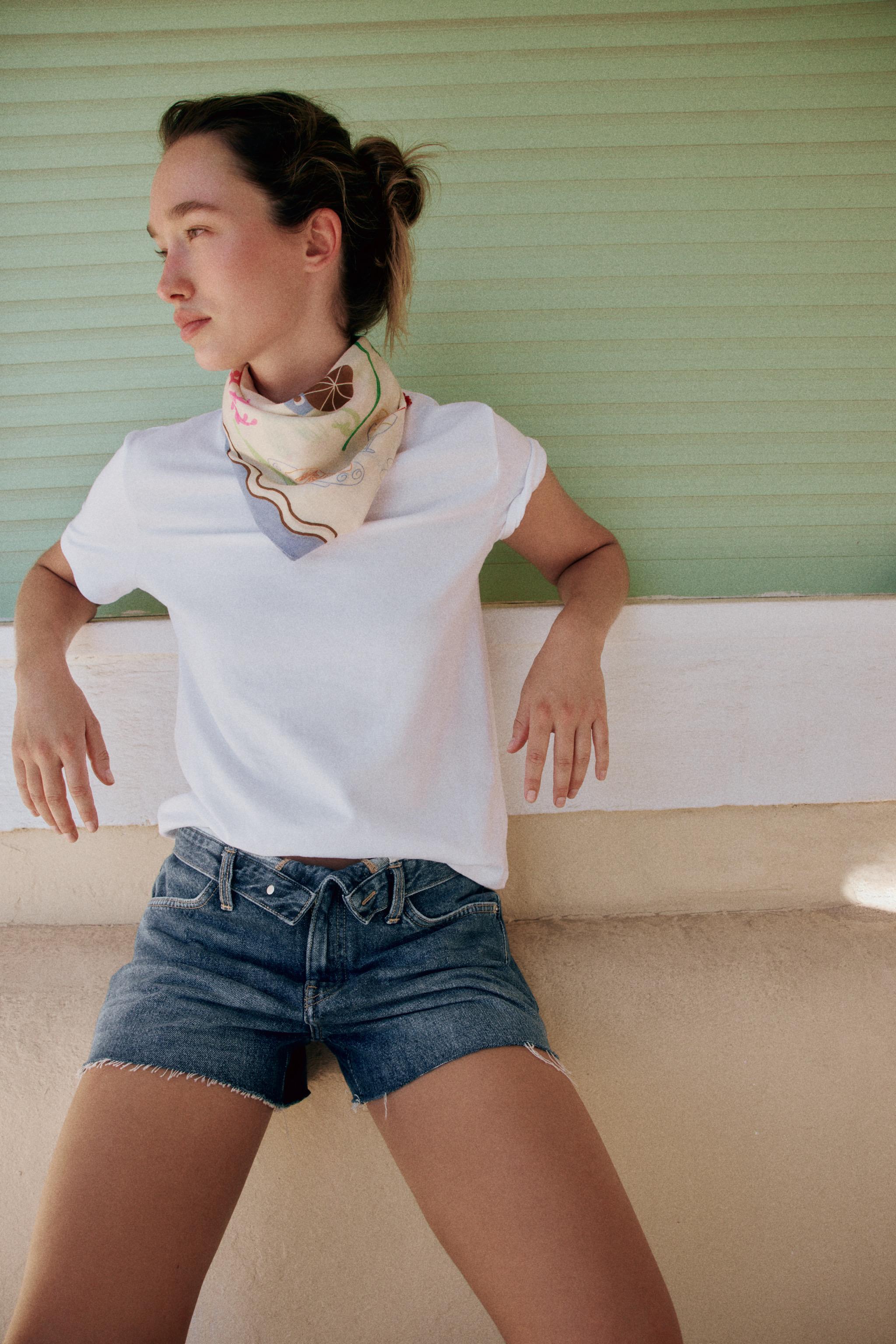 RUSTIC COTTON T-SHIRT — White