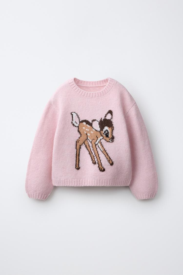 BAMBI © DISNEY KNIT JUMPER — Pink