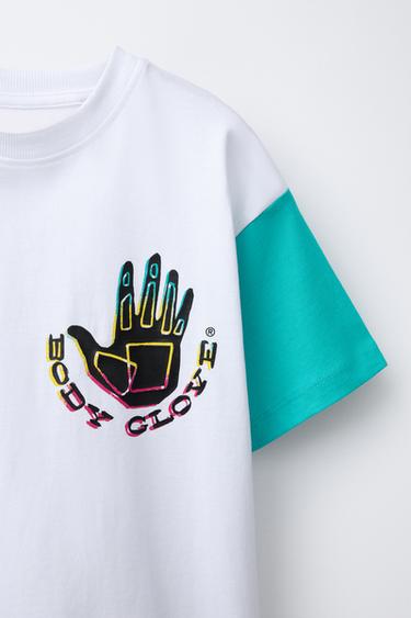 ZARA X BODY GLOVE ® CONTRAST SLEEVE T-SHIRT - White by Zara - Image 2
