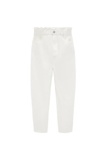 CORDUROY BAGGY PAPERBAG TROUSERS