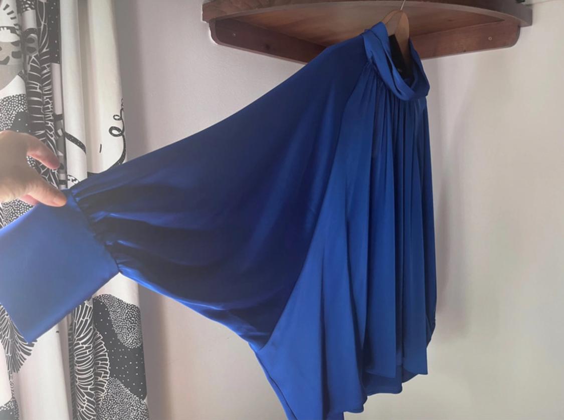 SATIN OVERSIZE BLOUSE - Image 6