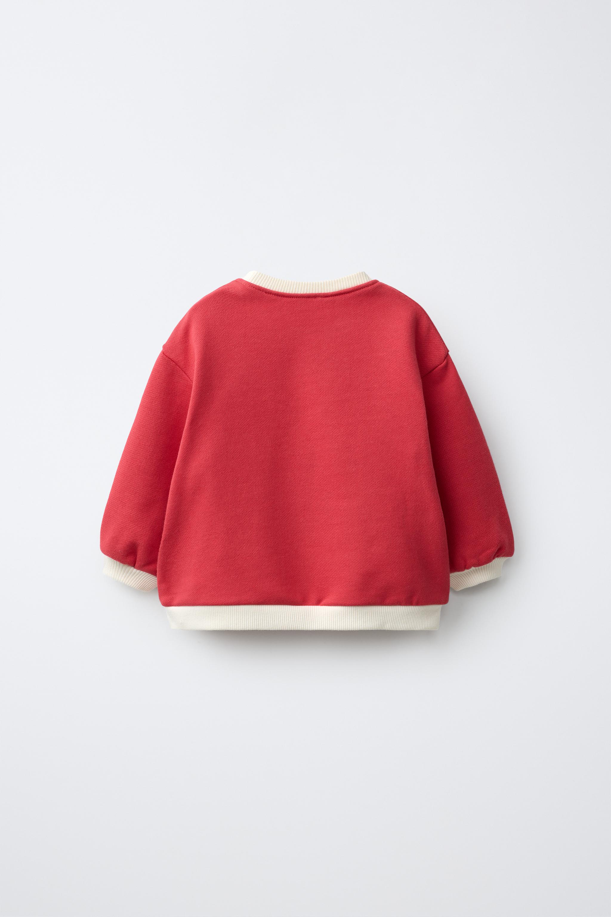 SWEAT BRODÉ EN CONTRASTE FRUIT OF THE LOOM™
