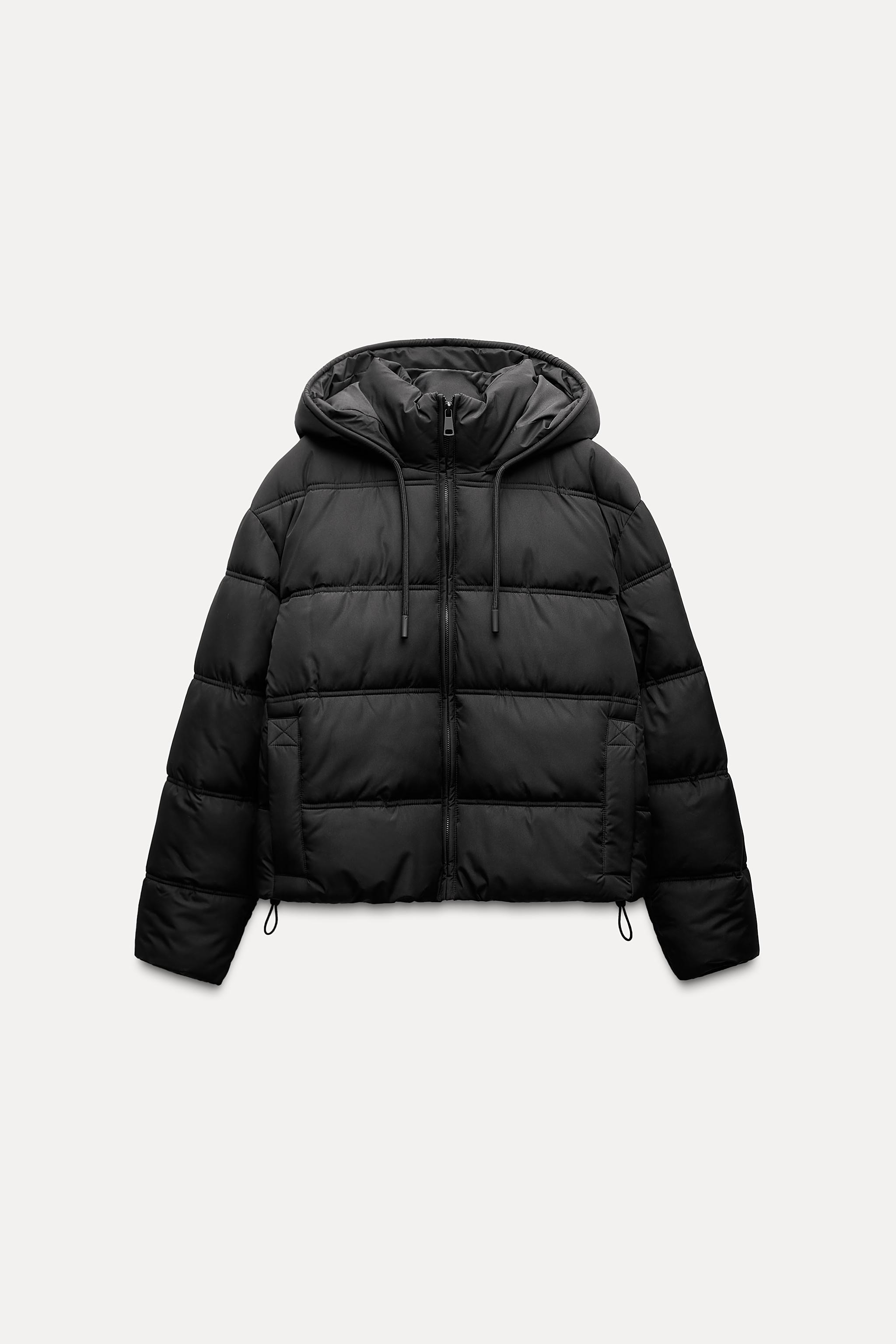 Short puffer jacket zara on sale