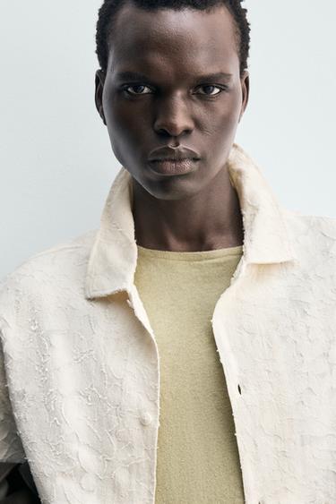 CAMISA JACQUARD TEXTURA - Cru de Zara
