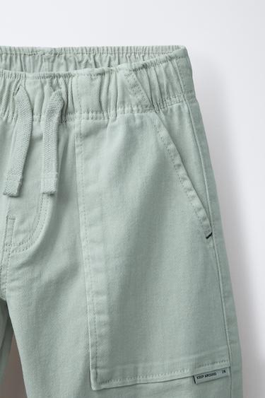 SUPER STRETCH JOGGER TROUSERS - Sea green by Zara - Image 3