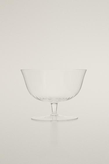 Zara GLASS ICE-CREAM CUP - Transparent - Image 0