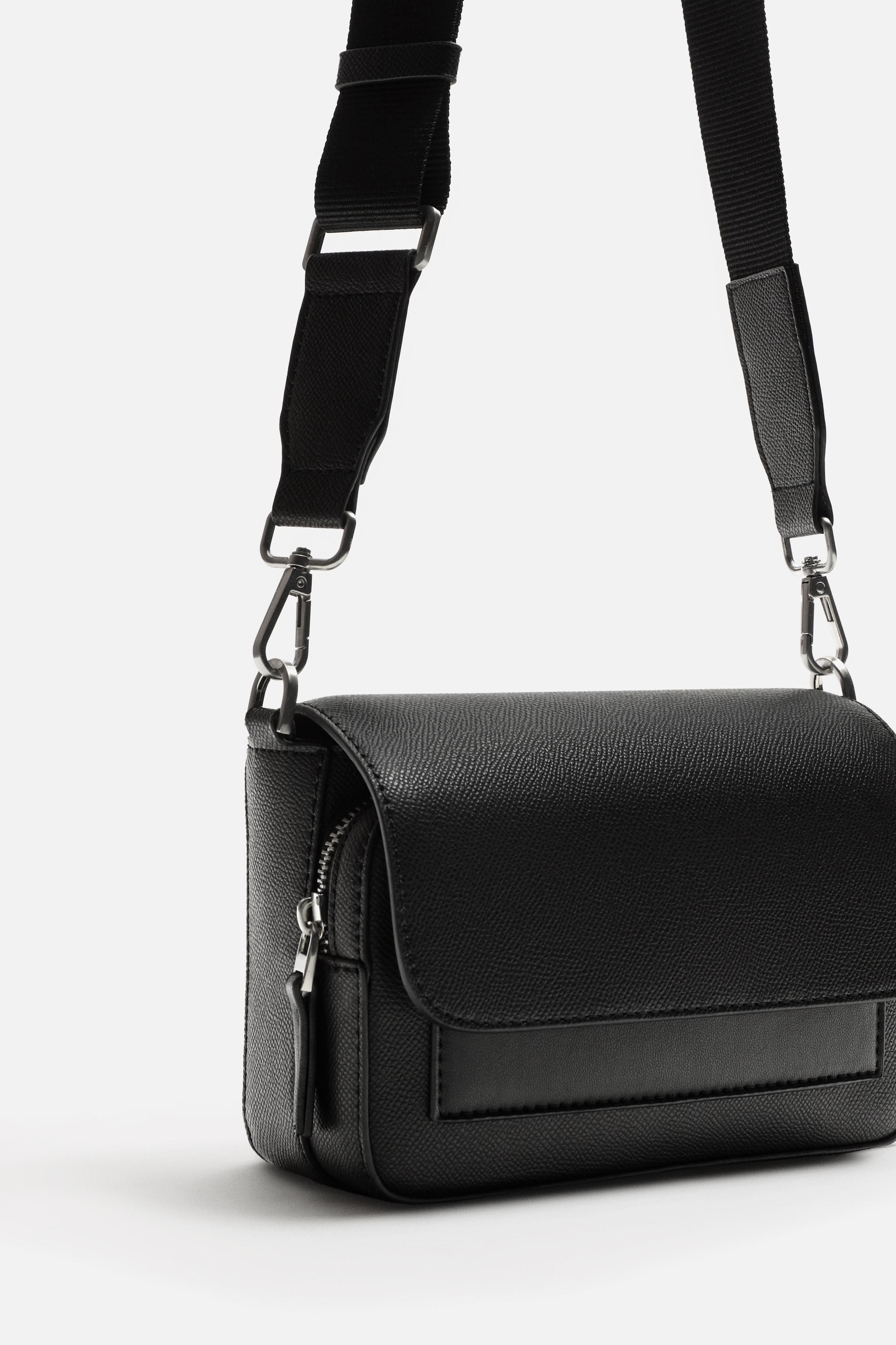 TEXTURE CROSSBODY BAG - Black | ZARA United States